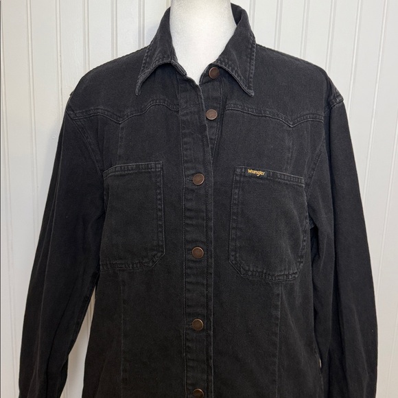 Western | Wrangler black wash denim dress with hand pockets too - Picture 4 of 14